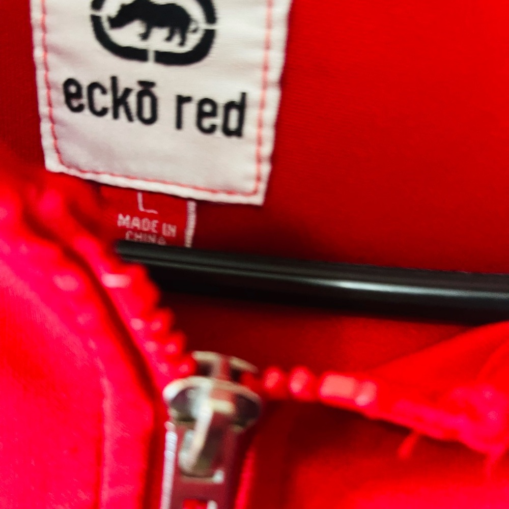 Ecko Unlimited Red Zip-Up Hoodie - Picture 2 of 3